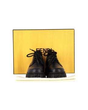 FENDI Force leather brogues 